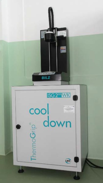 Zdjęcie przedstawia Urządzenie do mocowania narzędzi w oprawkach termokurczliwych ThermoGrip