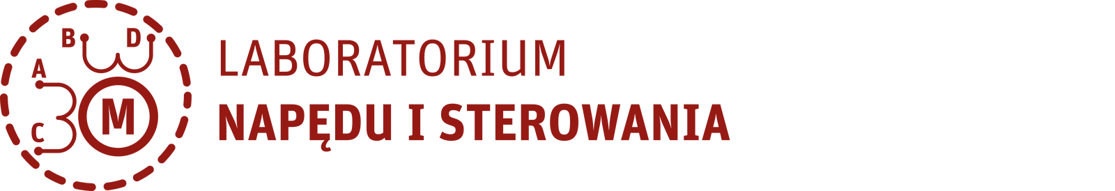 Na obrazku znajduje się logo Laboratorium Napędu i Sterowania